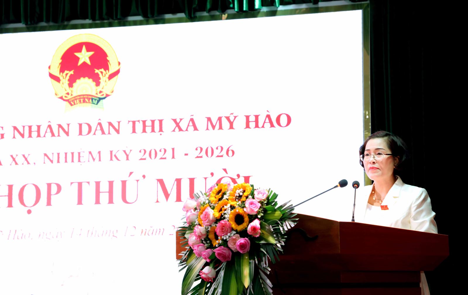 Kỳ họp thứ Mười, HĐND thị xã Mỹ Hào khóa XX, nhiệm kỳ 2021 - 2026