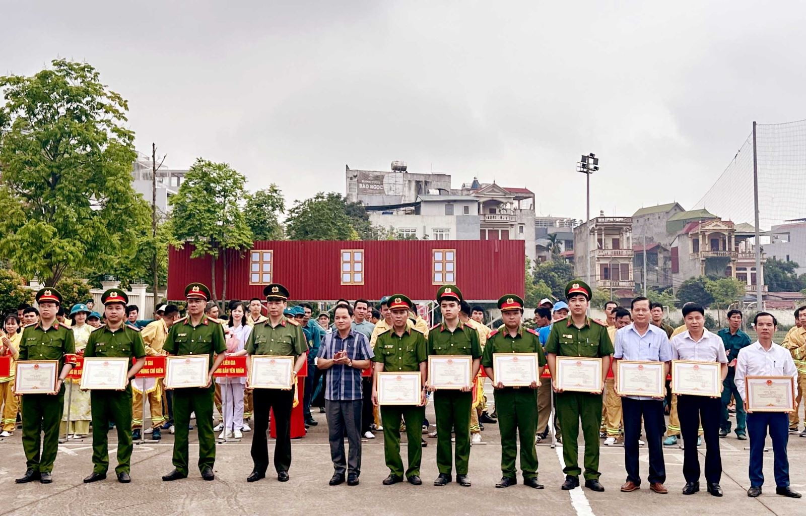 Thị xã Mỹ Hào tổ chức Hội thi nghiệp vụ “Tổ liên gia an toàn PCCC” năm 2024