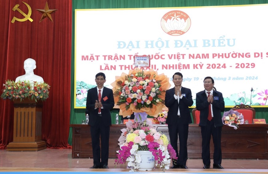 Đại hội đại biểu Mặt trận tổ quốc Việt Nam phường Dị Sử lần thứ XXII, nhiệm kỳ 2024-2029